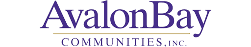 avalon-bay Logo of avalonbay communities, featuring stylized text "avalonbay" in purple with "communities" underneath in gold on a white background.